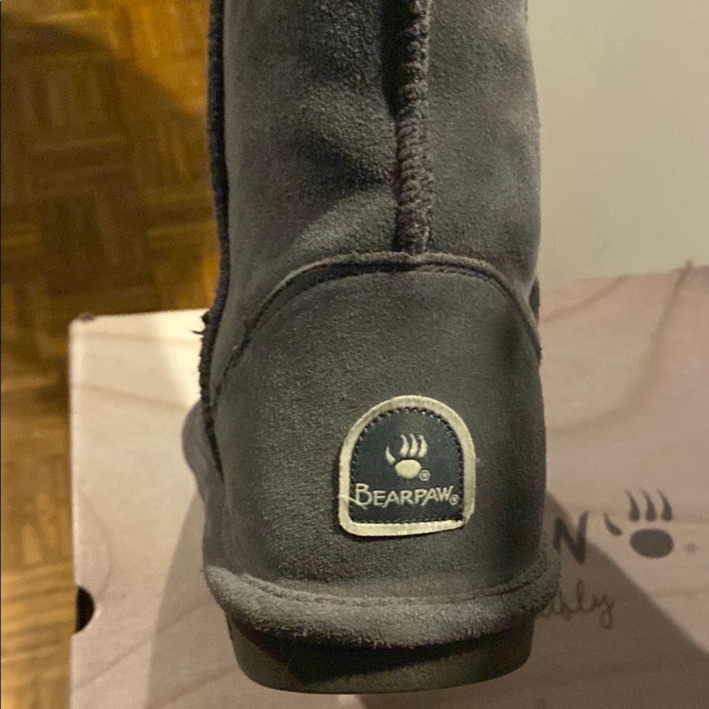 Bearpaw Black Suede Boots